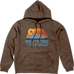 10-Mile Fleece Hoodie - Khaki (Unisex Sizing)