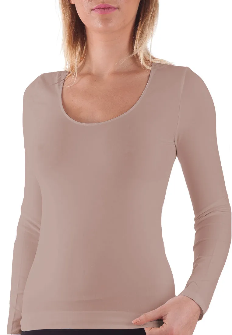 BELLISSIMA Scoop Neck Long Sleeve  COLOURS