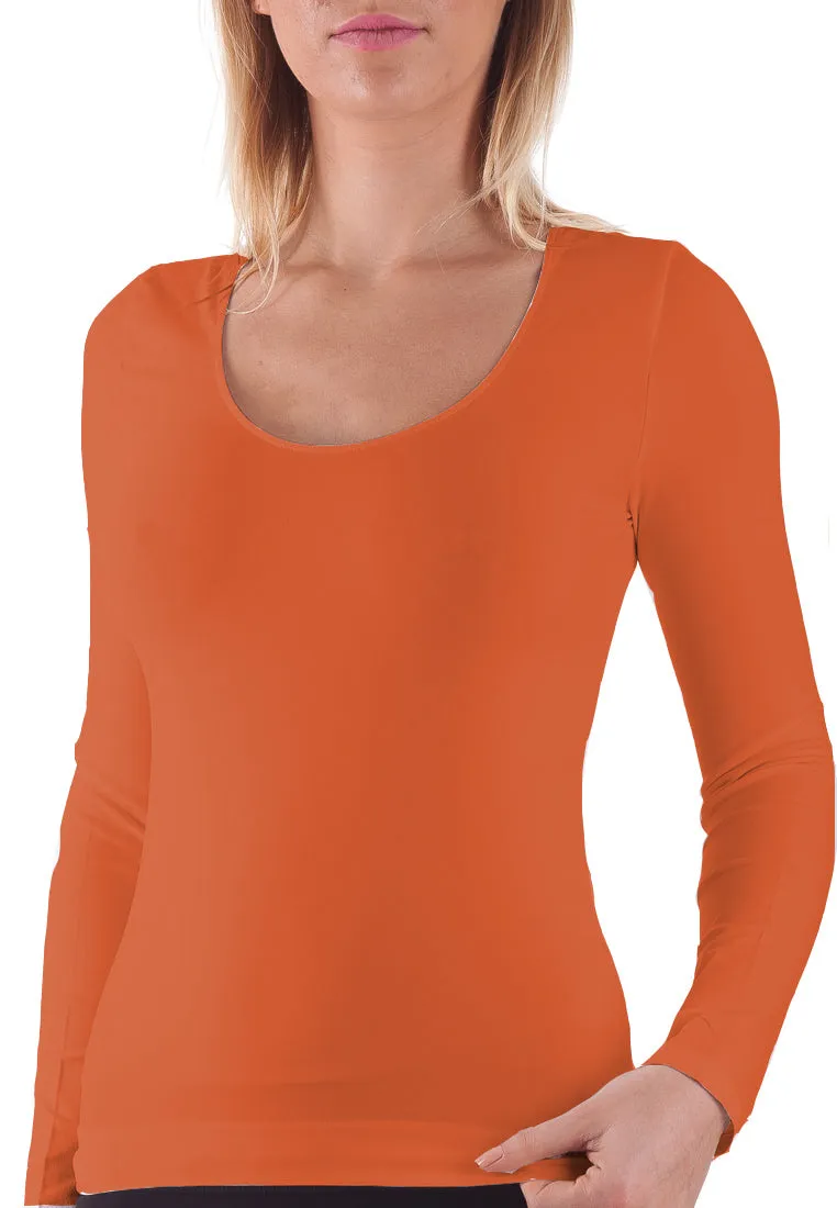 BELLISSIMA Scoop Neck Long Sleeve  COLOURS