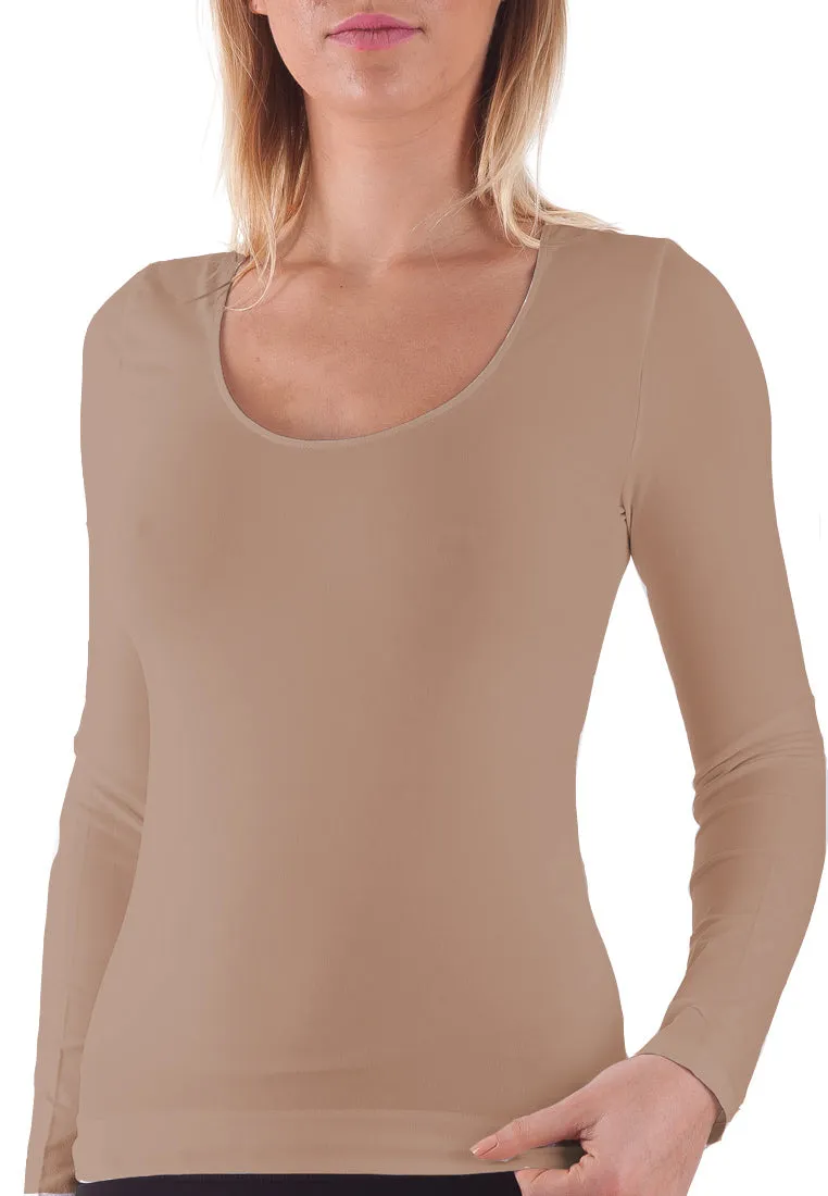 BELLISSIMA Scoop Neck Long Sleeve  COLOURS