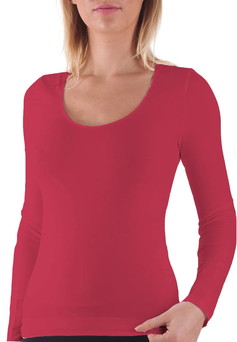 BELLISSIMA Scoop Neck Long Sleeve  COLOURS