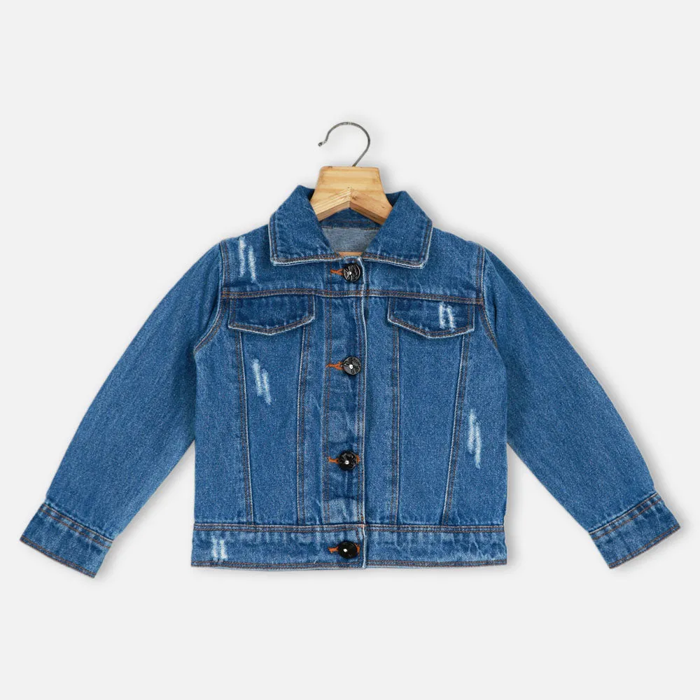 Blue Full Sleeves Denim Jacket