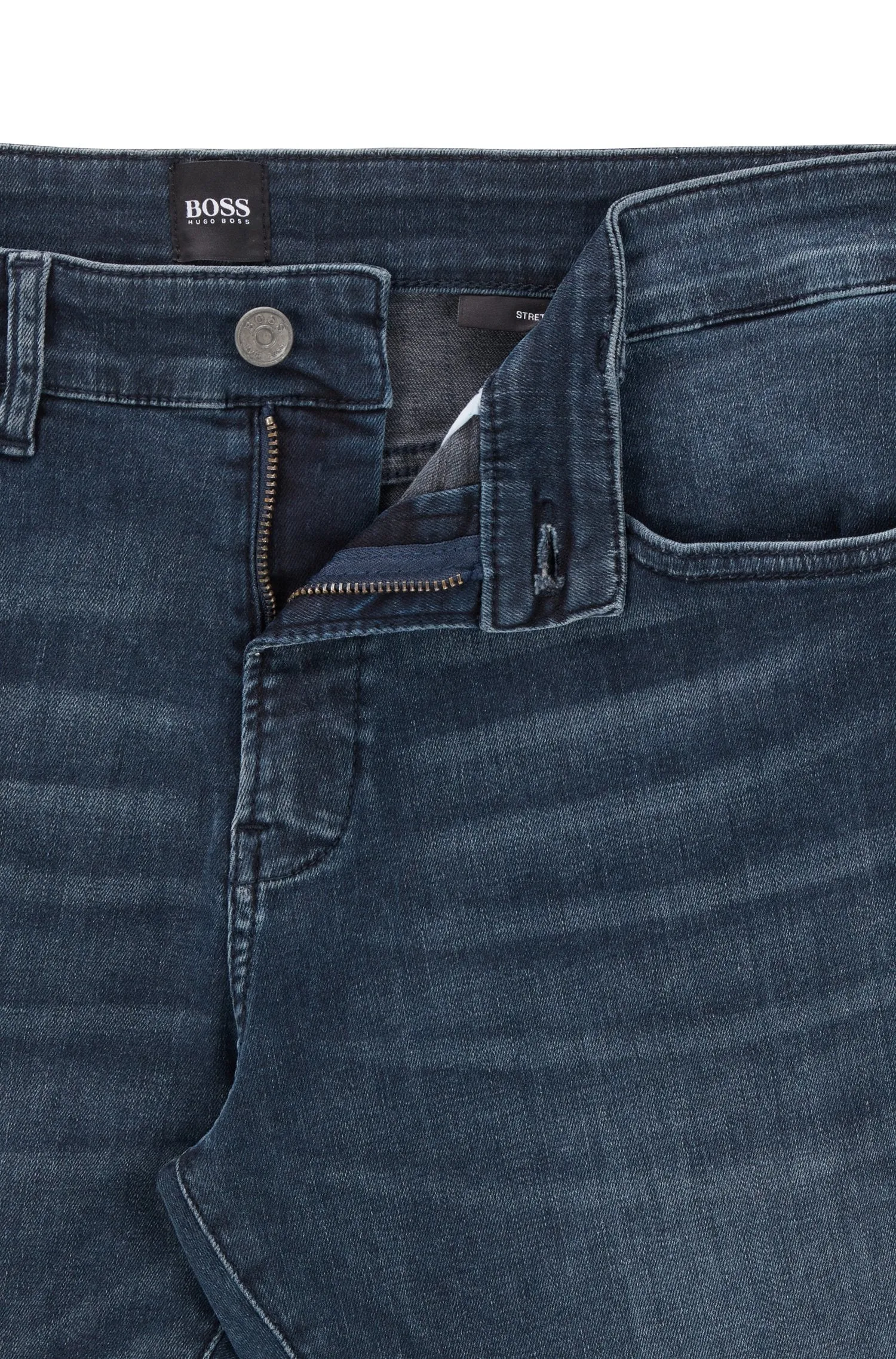 Boss Slim Fit Delaware Jeans - Overwashed Denim