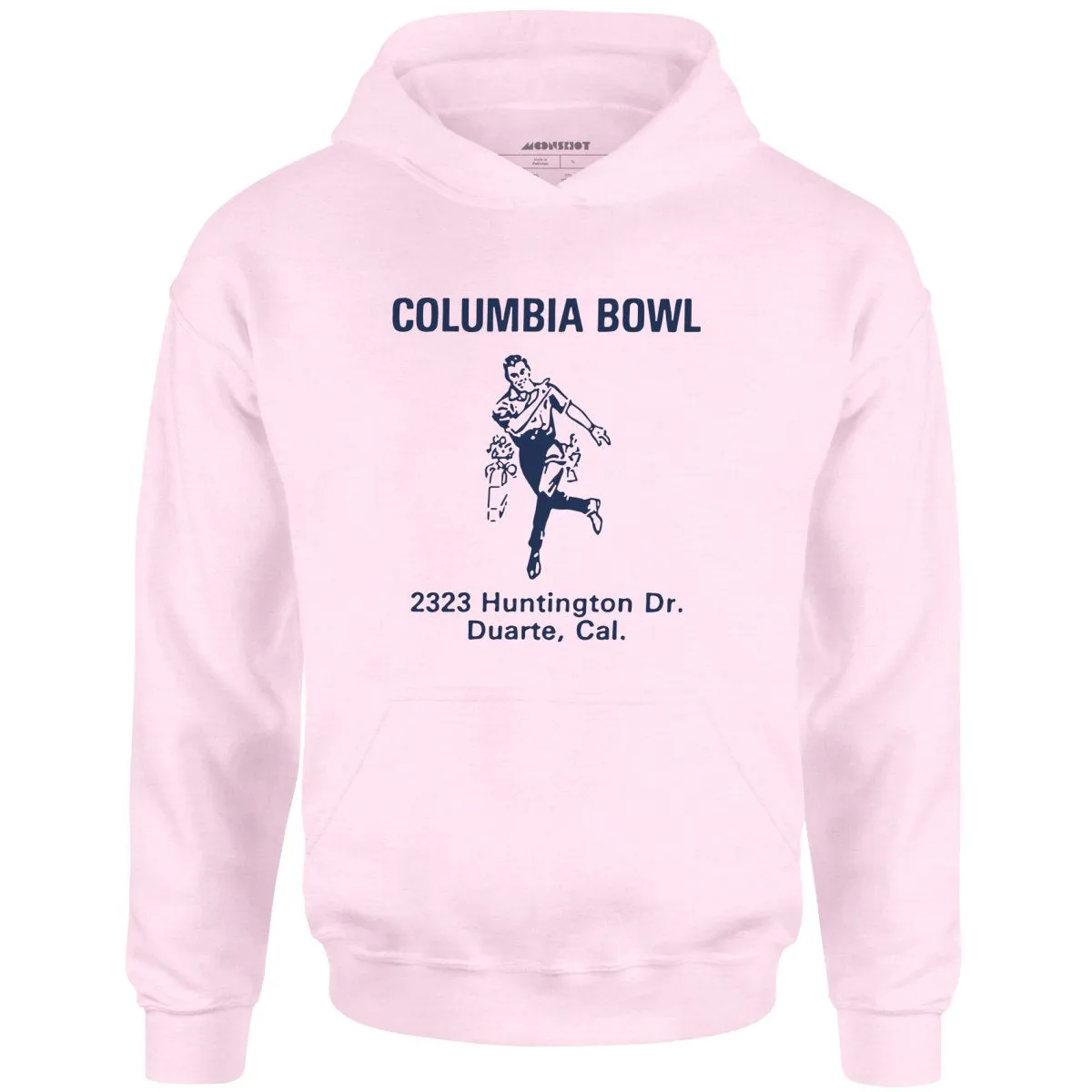 Columbia Bowl - Duarte, CA - Vintage Bowling Alley - Unisex Hoodie