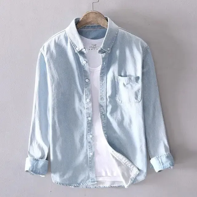 Cotton Denim Shirt (Unisex)