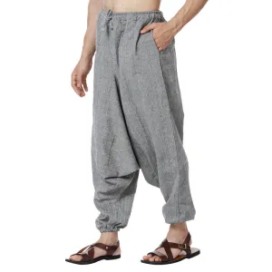 Cotton Harem Pants for Men | Black & Grey | Pack of 2