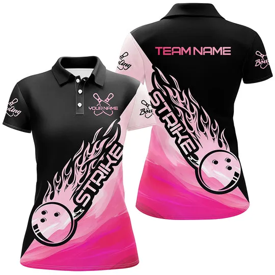 Custom Bowling Shirts For Women, Bowling Team Shirts Bowling Strike Multicolor, Gift for Bowling Lovers