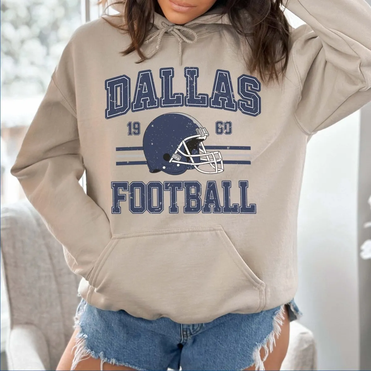 Dallas Football Wholesale Graphic Hoodie - Quick Shipping