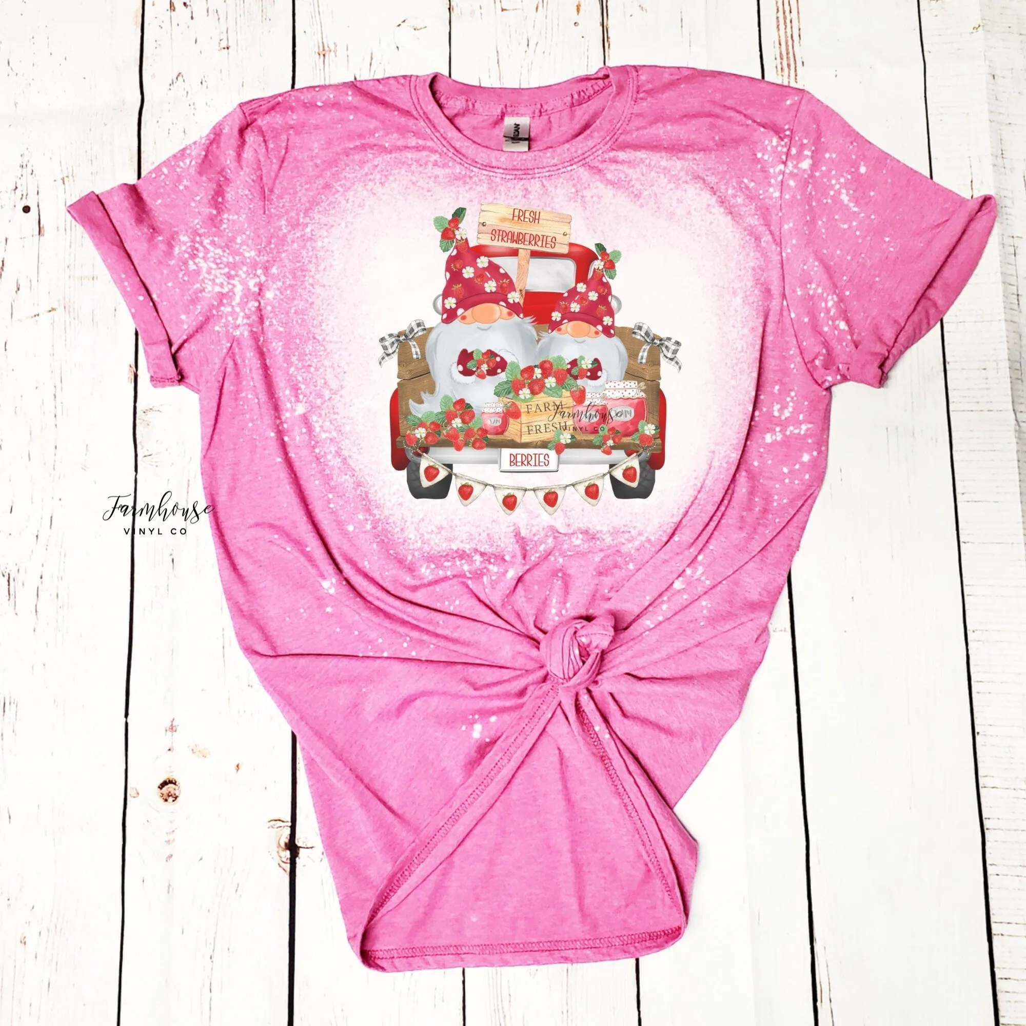 Gnome Strawberry Truck Shirt