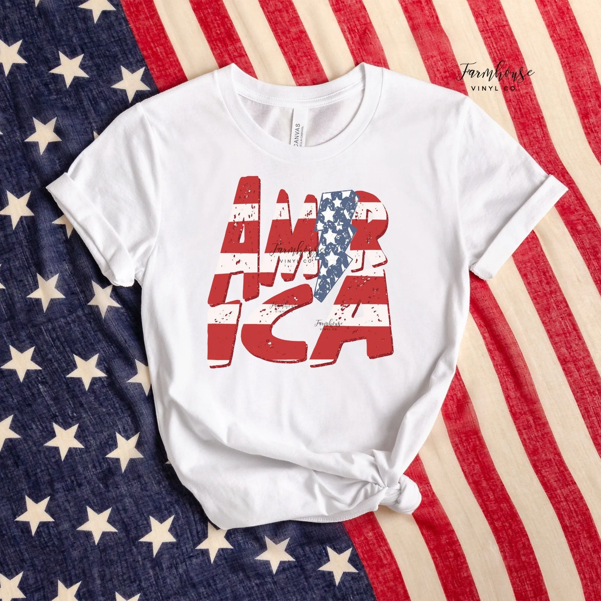 Group Distressed America Shirt