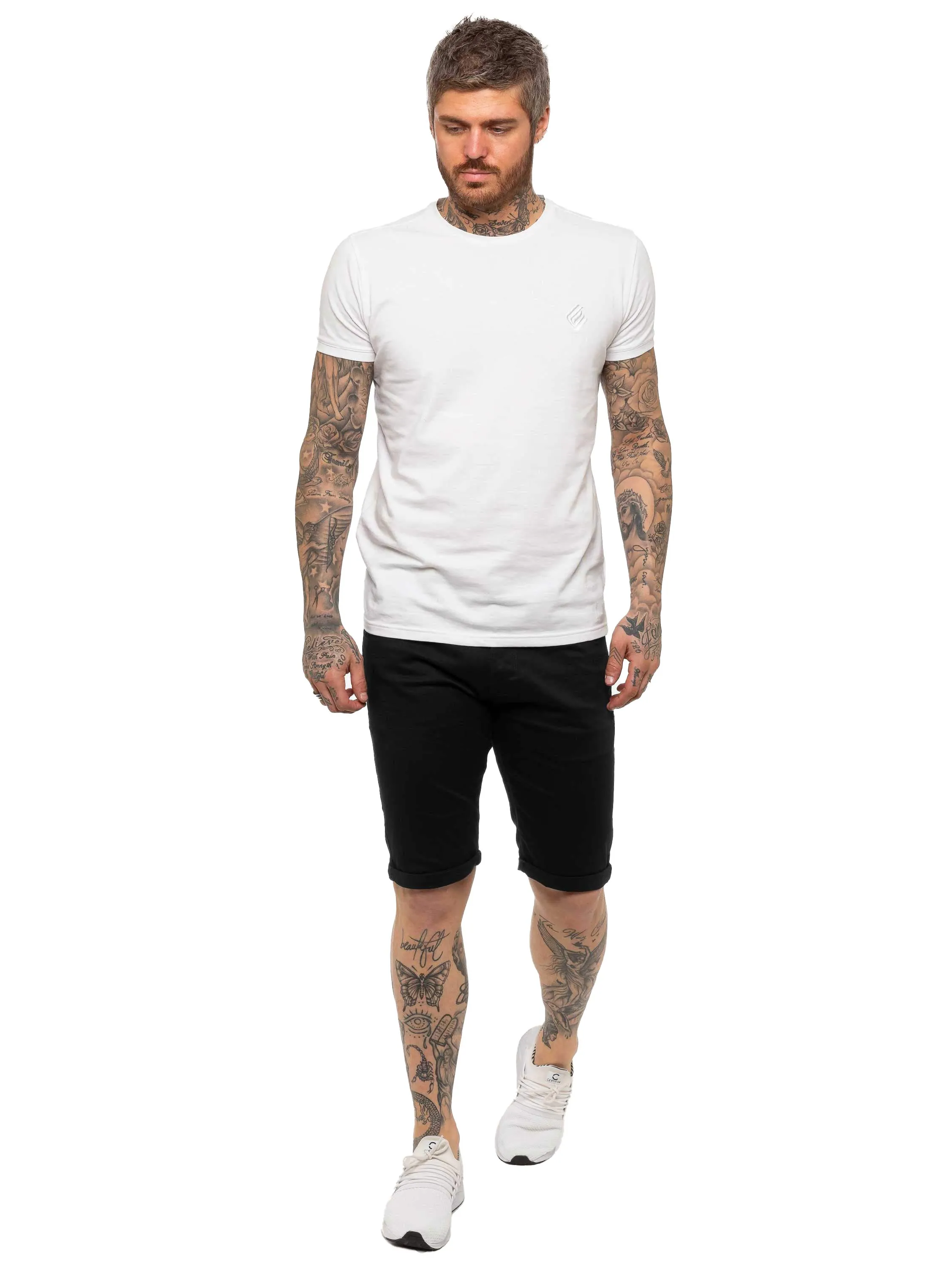 Kruze | Mens Slim Fit Chino Shorts