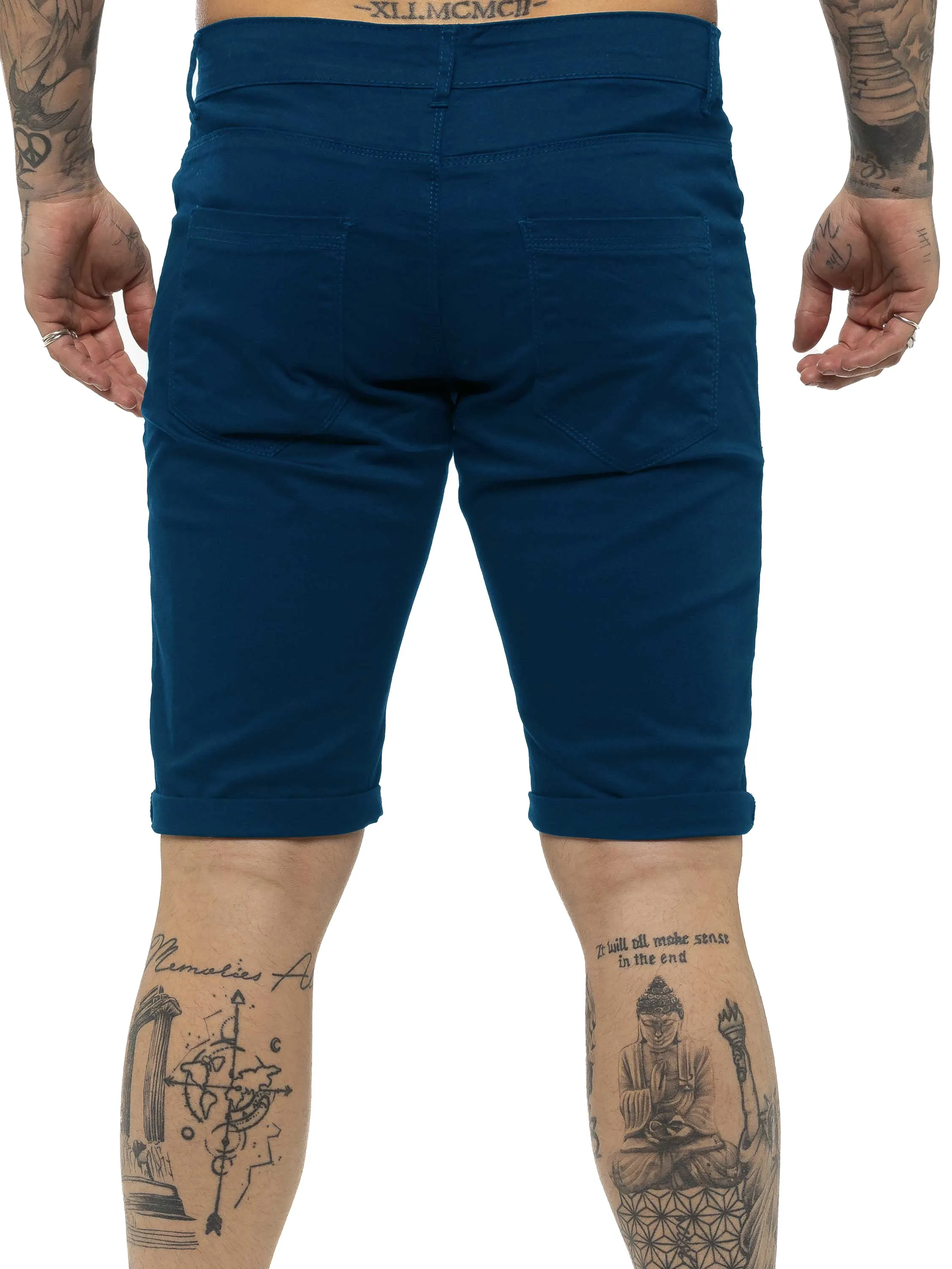 Kruze | Mens Slim Fit Chino Shorts