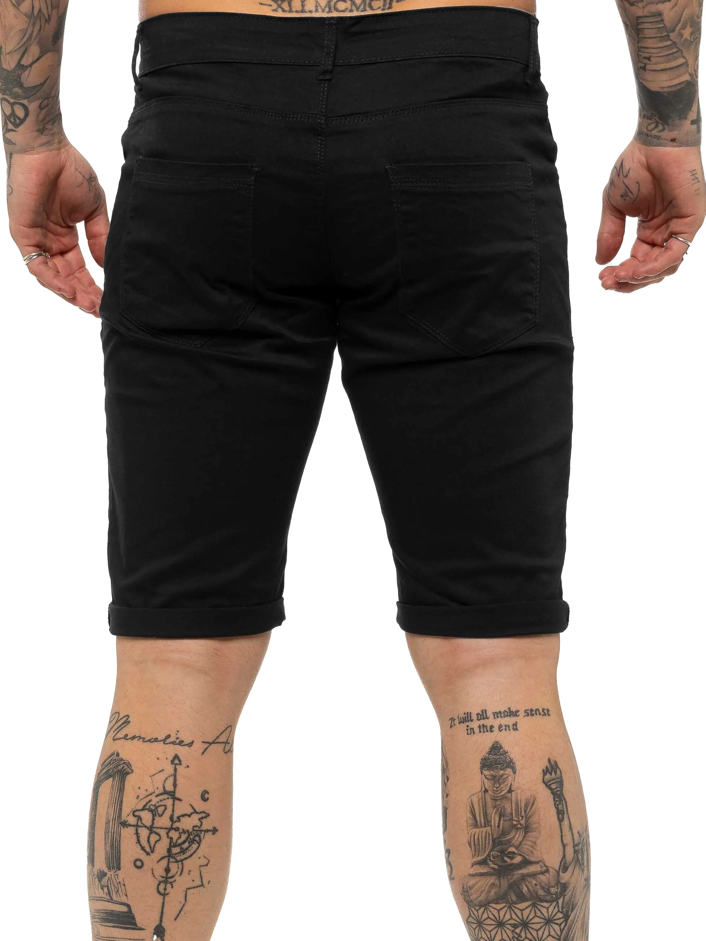 Kruze | Mens Slim Fit Chino Shorts