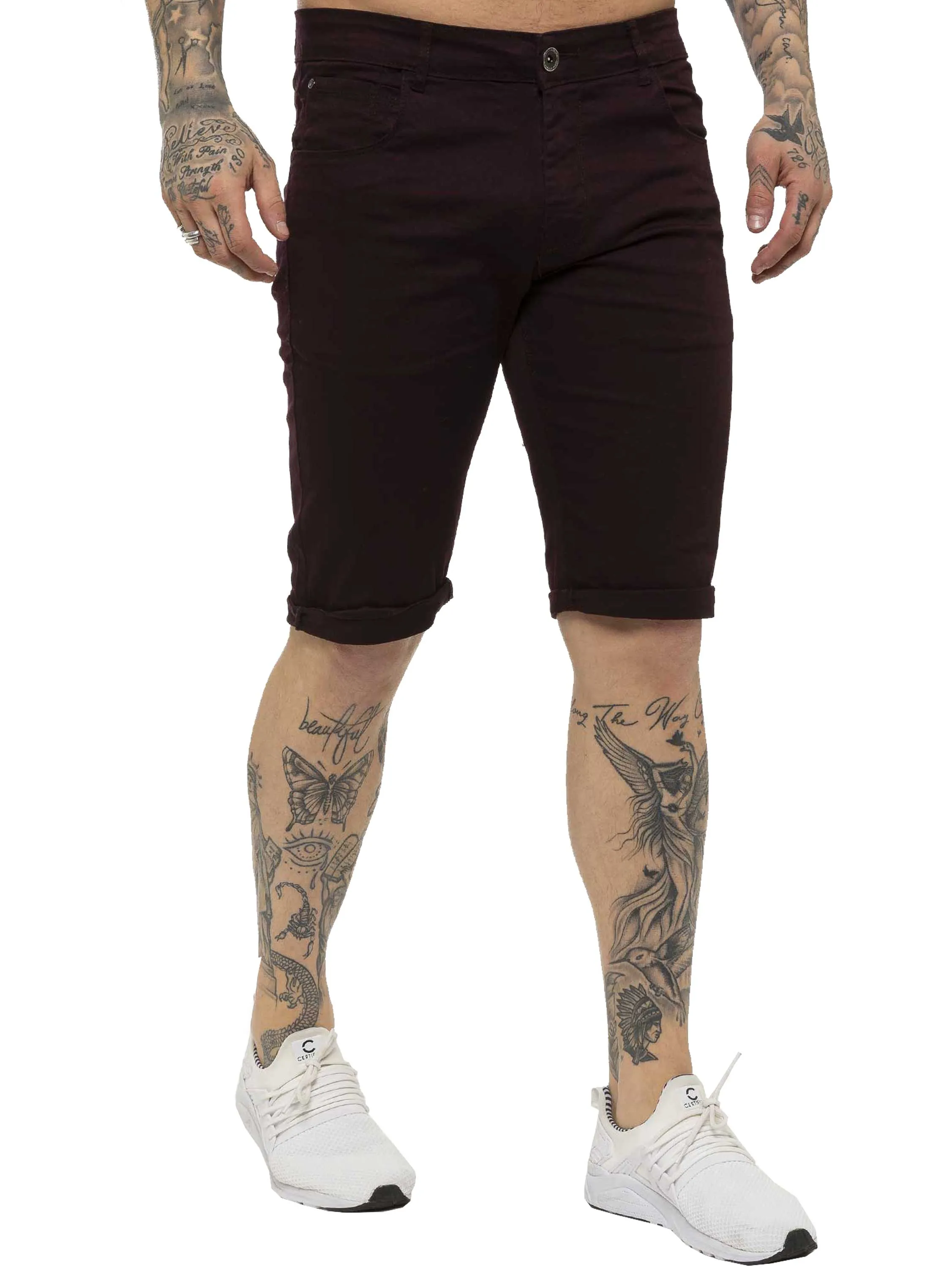 Kruze | Mens Slim Fit Chino Shorts