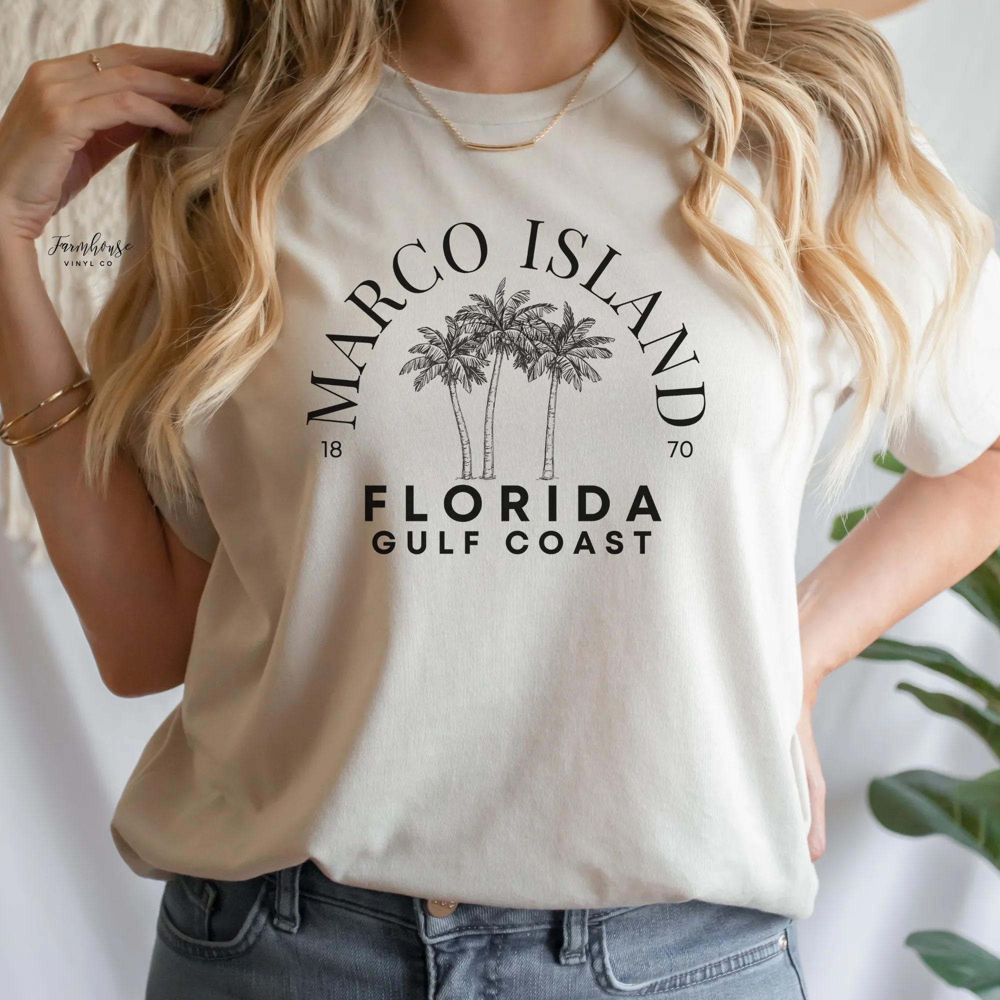 Marco Island Florida Palm Trees Shirt