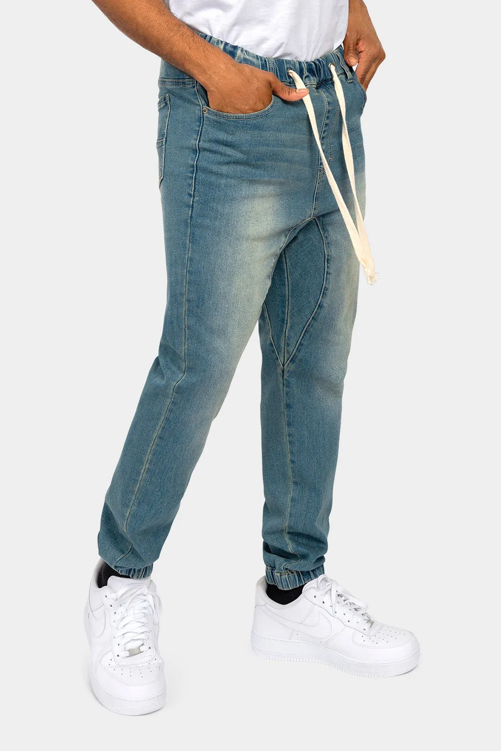 Men's Essential Jogger Denim Pants