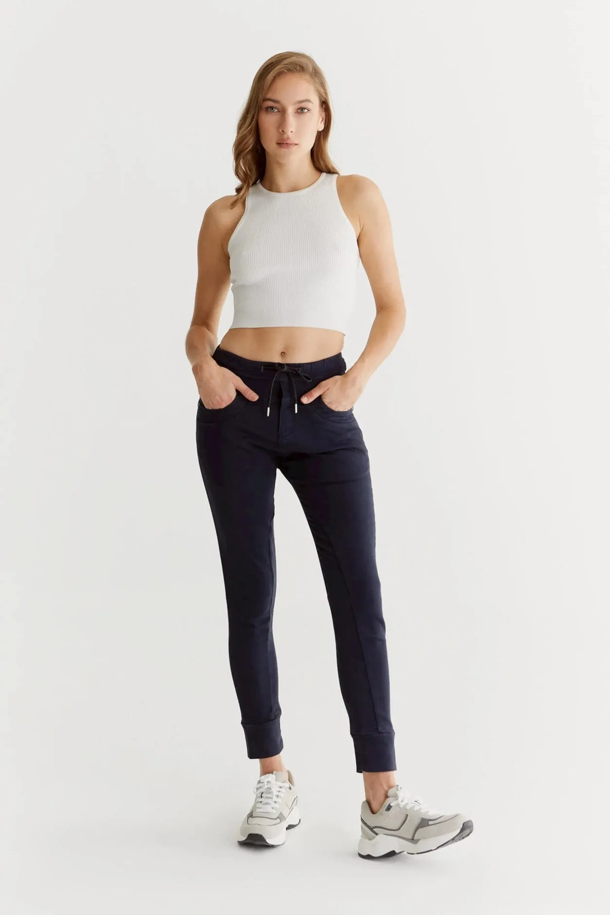 Mila - Slim Jogger Pant - Navy - 27" Inseam L01