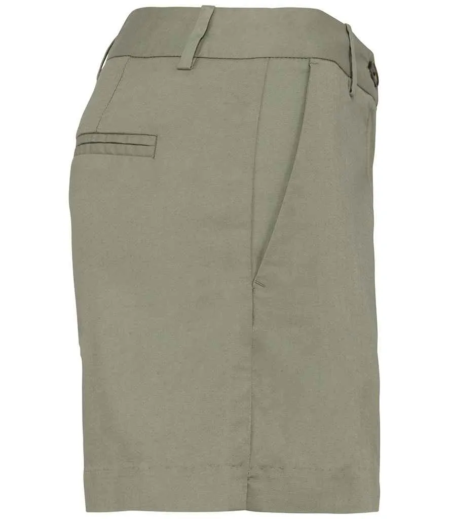 Native Spirit Ladies Chino Shorts | Almond Green