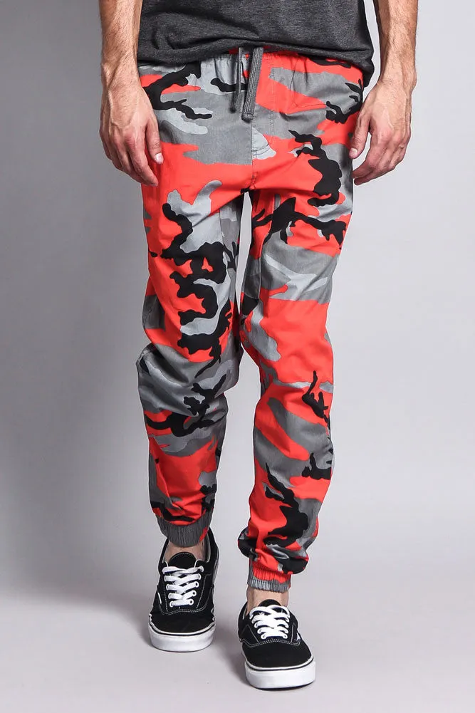 Non-Stretch Twill Jogger Pants