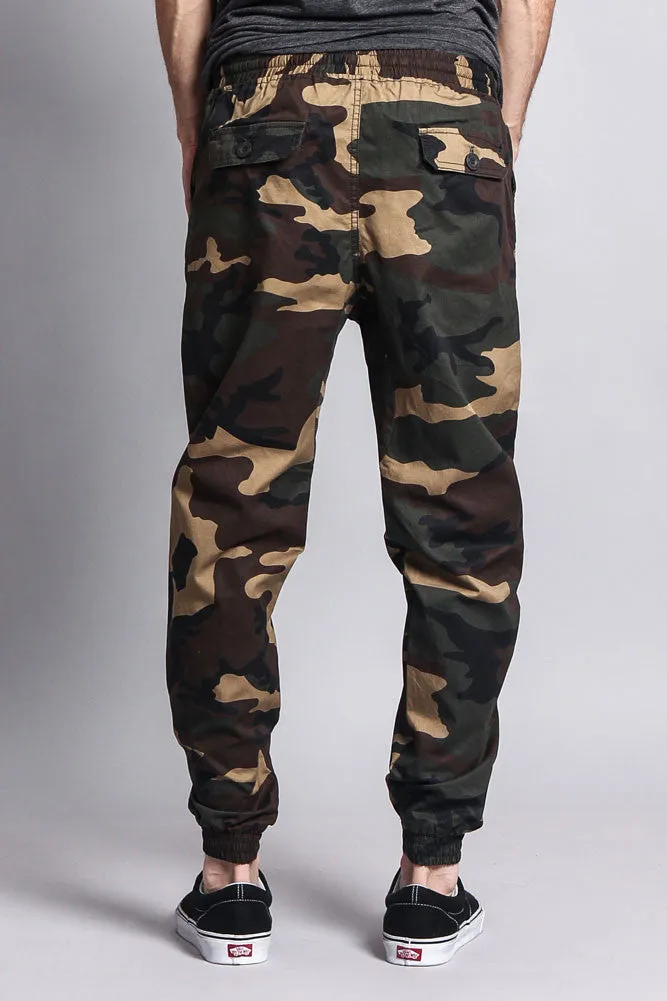 Non-Stretch Twill Jogger Pants