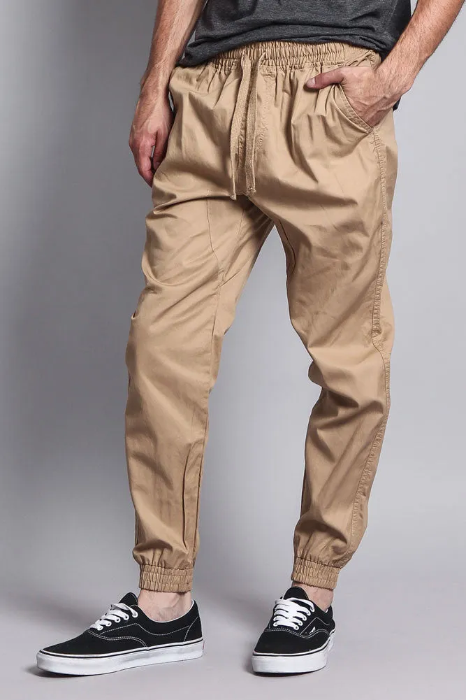 Non-Stretch Twill Jogger Pants