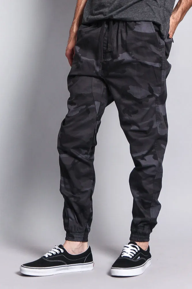 Non-Stretch Twill Jogger Pants