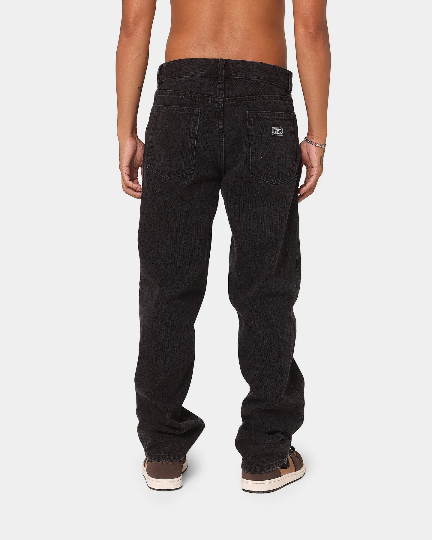 Obey Hardwork Carpenter Denim Jeans Faded Black