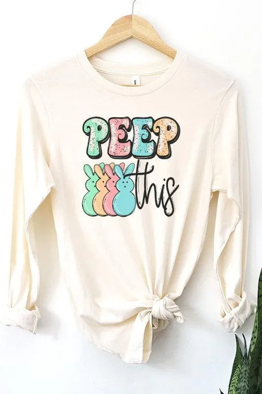 "Peep This" Long Sleeve Top