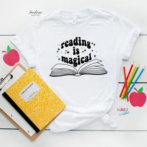 Reading is Magical Books Shirt