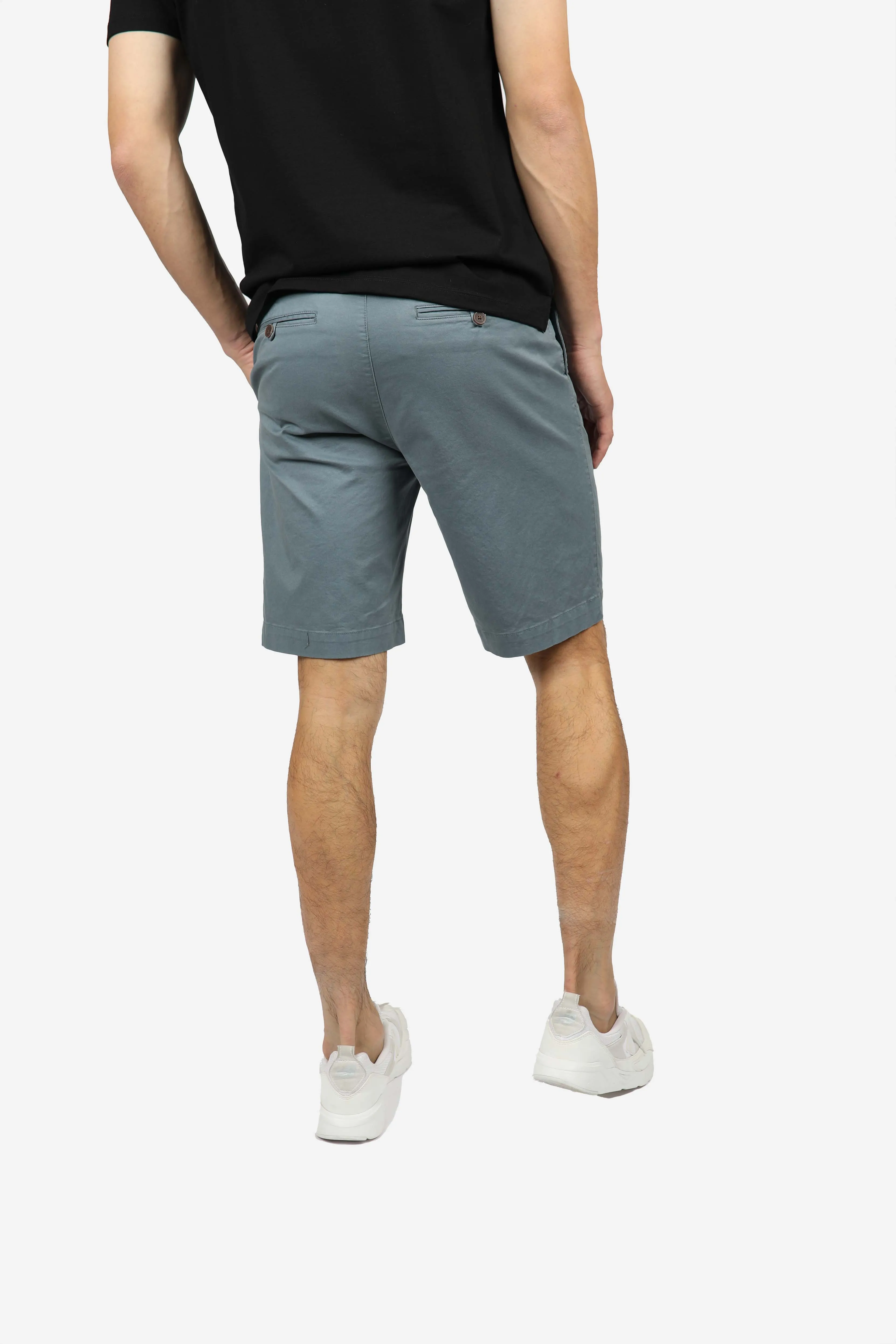 Relaxed Fit Basalt Chino Short