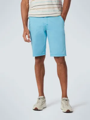 Short Chino Garment Dyed Twill Stretch | Light Aqua