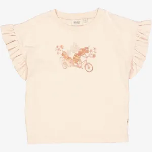 T-Shirt Bee Bike - rose dust