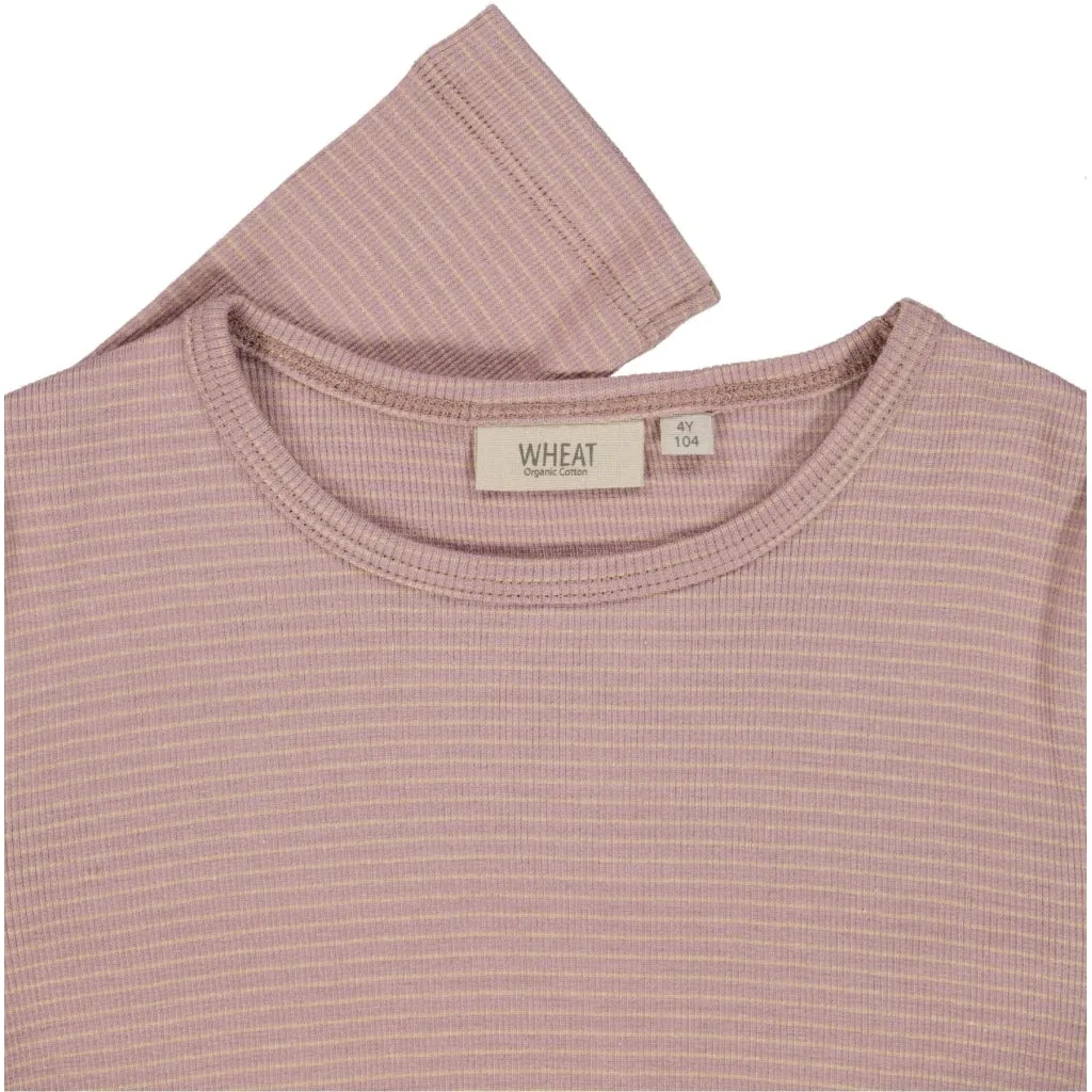 T-Shirt Nor LS - lilac stripe