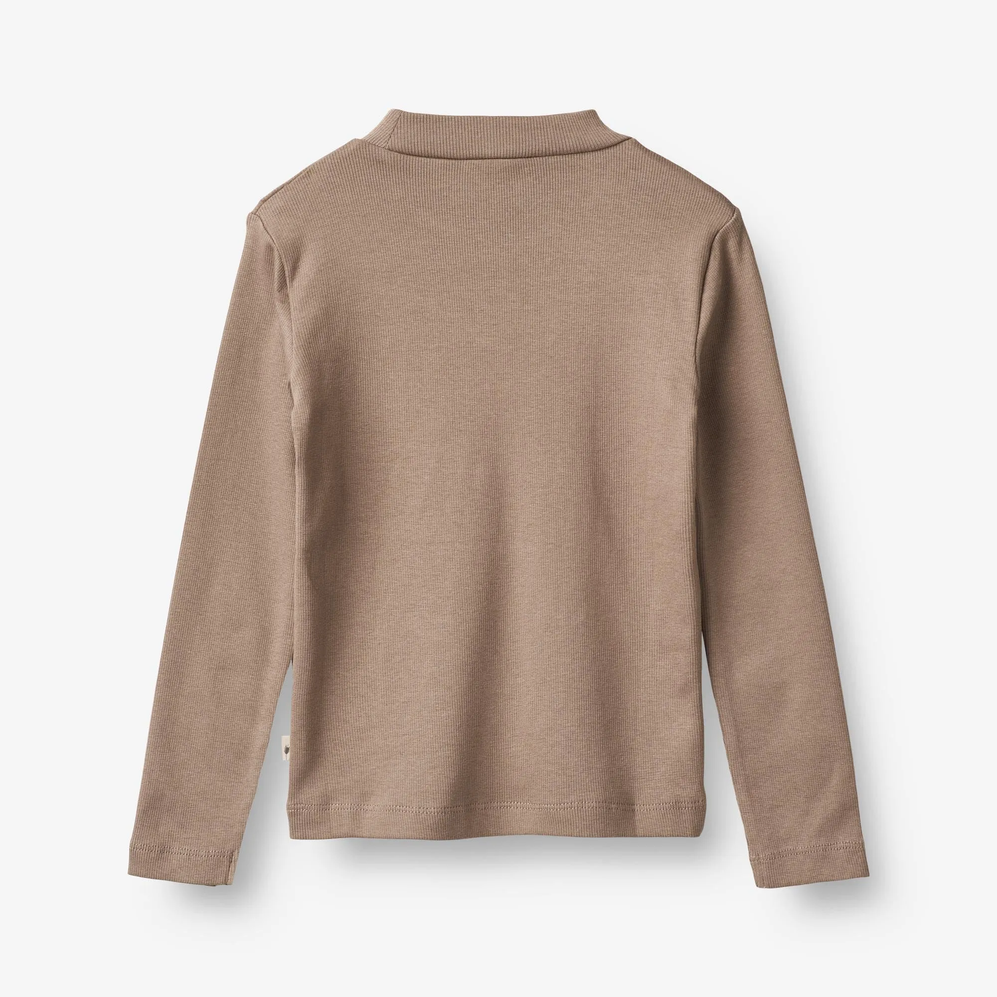 T-Shirt Rib LS Rosetta - soft brown