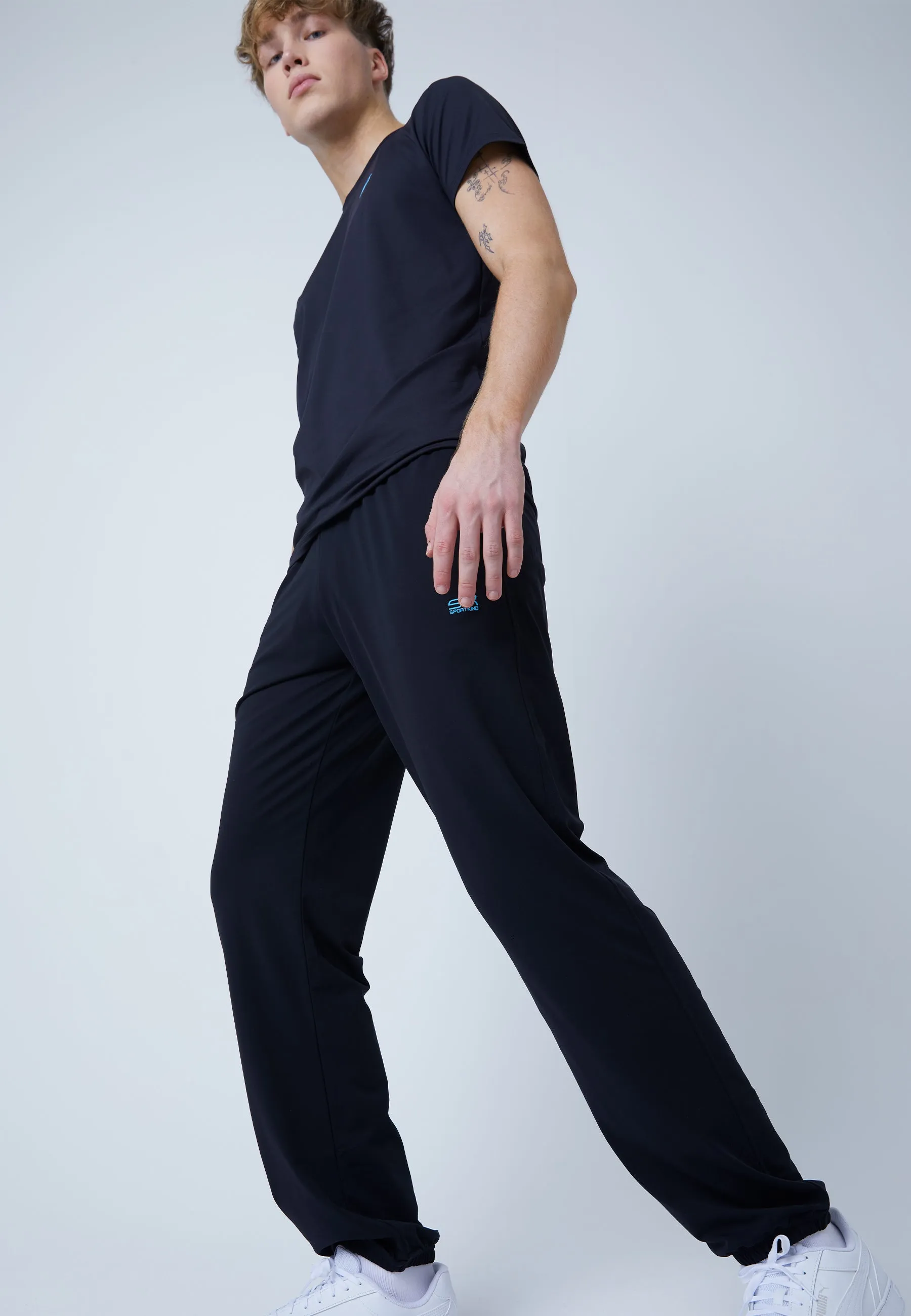 Tennis Jogger Tracksuit Pants, black