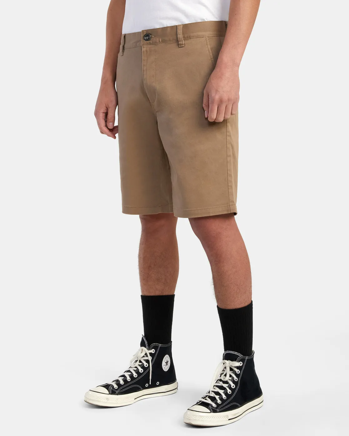 Weekend Stretch 20" Chino Shorts - Dark Khaki