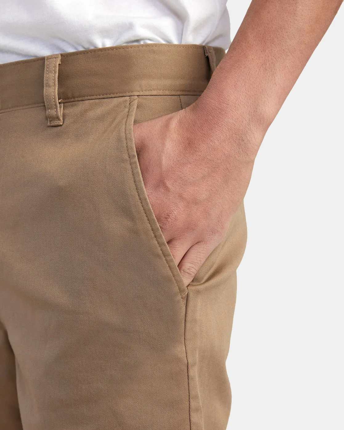 Weekend Stretch 20" Chino Shorts - Dark Khaki