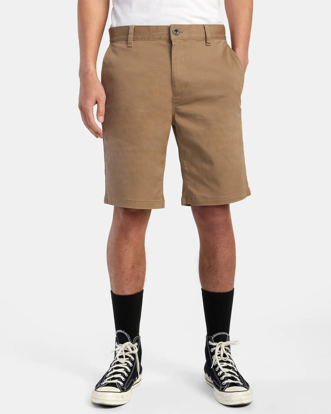 Weekend Stretch 20" Chino Shorts - Dark Khaki