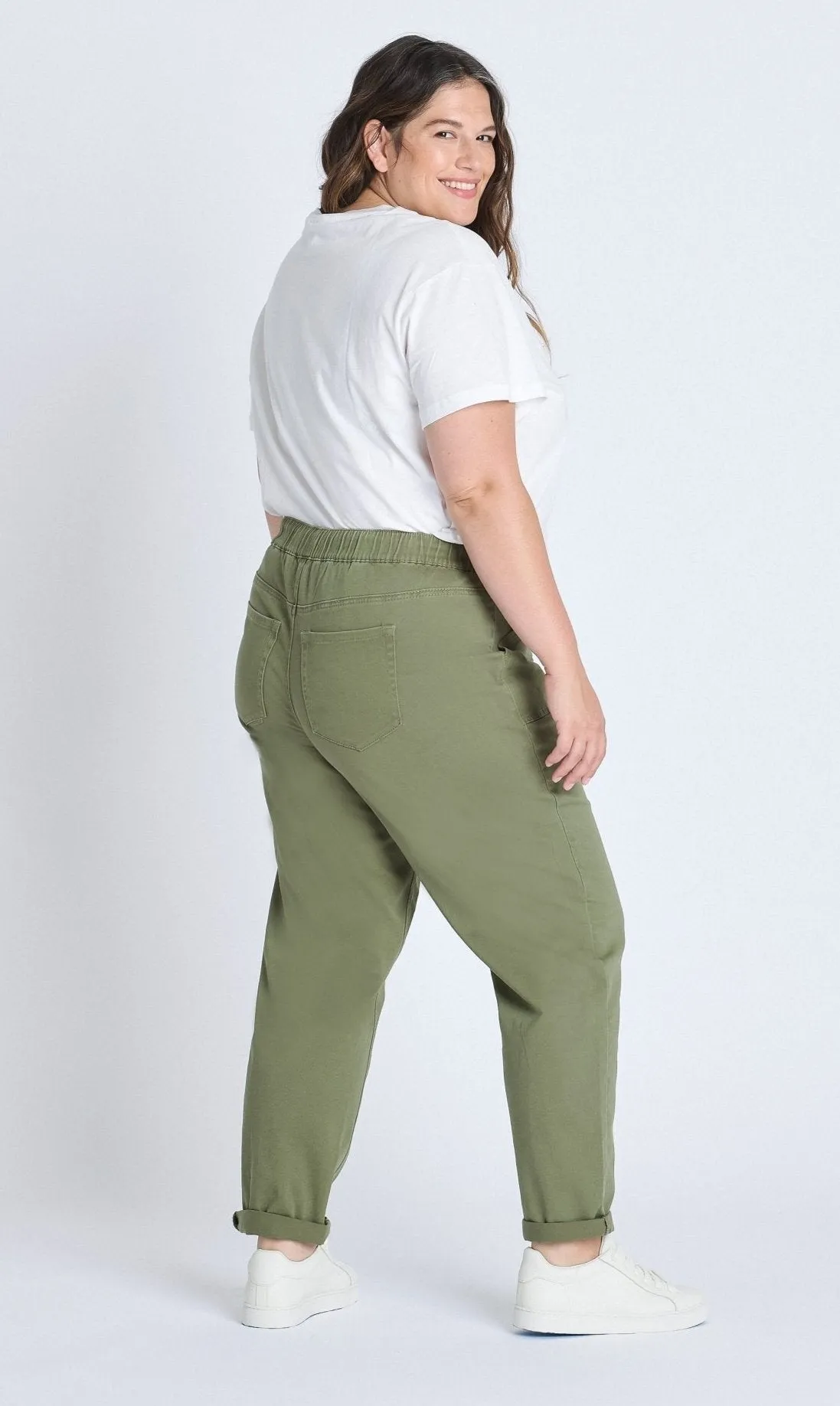 Westport Olive Weekender Twill Jogger - Plus